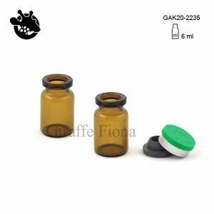 Empty 6ml Antibiotic Glass Bottle with Tear-off Cap