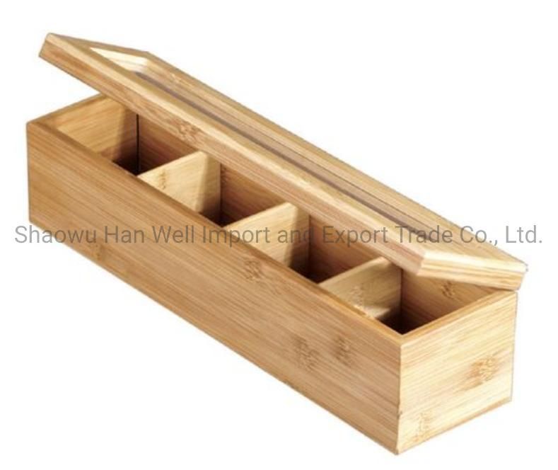 Four Compartment Kitchen Seasoning Box for Packing Spice