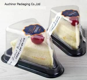 Recyclable Blister Plastic Packaging Triangle Cake Box