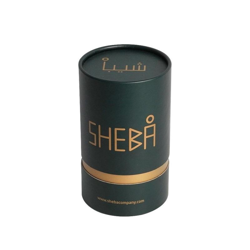 Firstsail Eco Friendly Empty Glass Candle Shipping Box Packaging Luxury Custom Gift Bottle Essential Oil Round Paper Tube with EVA Foam