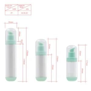 50ml Double Layer Cosmetic Packaging Pctg Airless Bottle Vacuum Flask