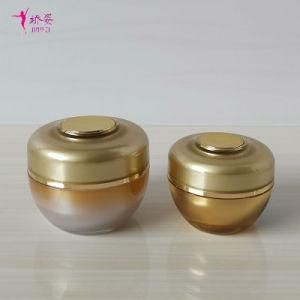 30g Round Shape Acrylic Cream Jar with Top Flat for Skin Care Packaging