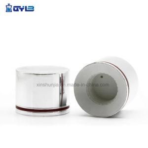 Shiny Silver with Red Line Aluminum Cap for Health Care Product