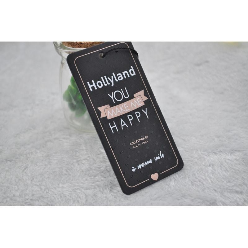 Eco-Friendly Words Cycyle Hangtag for Apparel