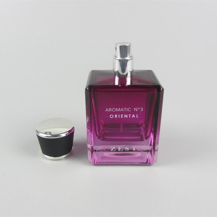 Essential Oil Purple Glass Roller Perfume Bottle