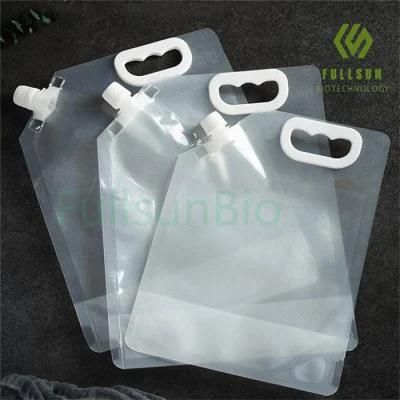 Food Packaging Bag Coffee Tea Recyclable Handle Drink Juice Beer Bag Vacuum Nozzle Plastic Bags