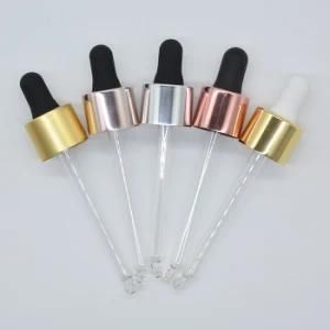 20mm Square Glass Bottle Dropper for Cosmetic