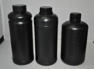 1L PE Bottle with Black Cap