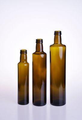 100ml 250ml 500ml 750ml 1000ml Amber and Green Olive Oil Vinegar Cruet Glass Bottle for Olive Oil