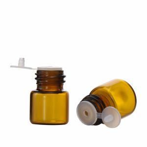 1ml 2ml 3ml 5ml Amber Clear Blue Portable Esstenial Oil Bottle with Eye Dropper Mini Empty Pipette Dropper Glass Vials