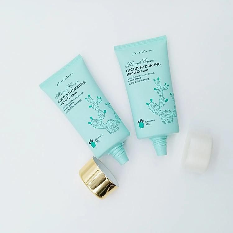 Plastic Cosmetic Tube for Hand Cream Packaging with Screw Cover