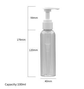 100% PCR 100ml Pet Bottle Plastic Bottle Shampoo Toner Bottle Suppliers Manufacturer