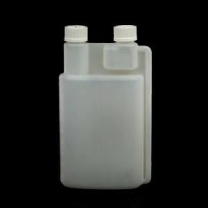 Dual Chamber Bottle Two Neck Plastic Bottle Used to Fertilizer Measuring
