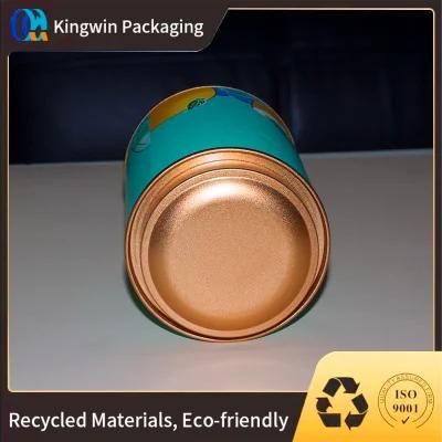 New Design Biodegradable High Quality Cylinder Round Luxury Fancy Gifts Paper Tube Tea / Coffee/ Powder Paper Box Food Packaging