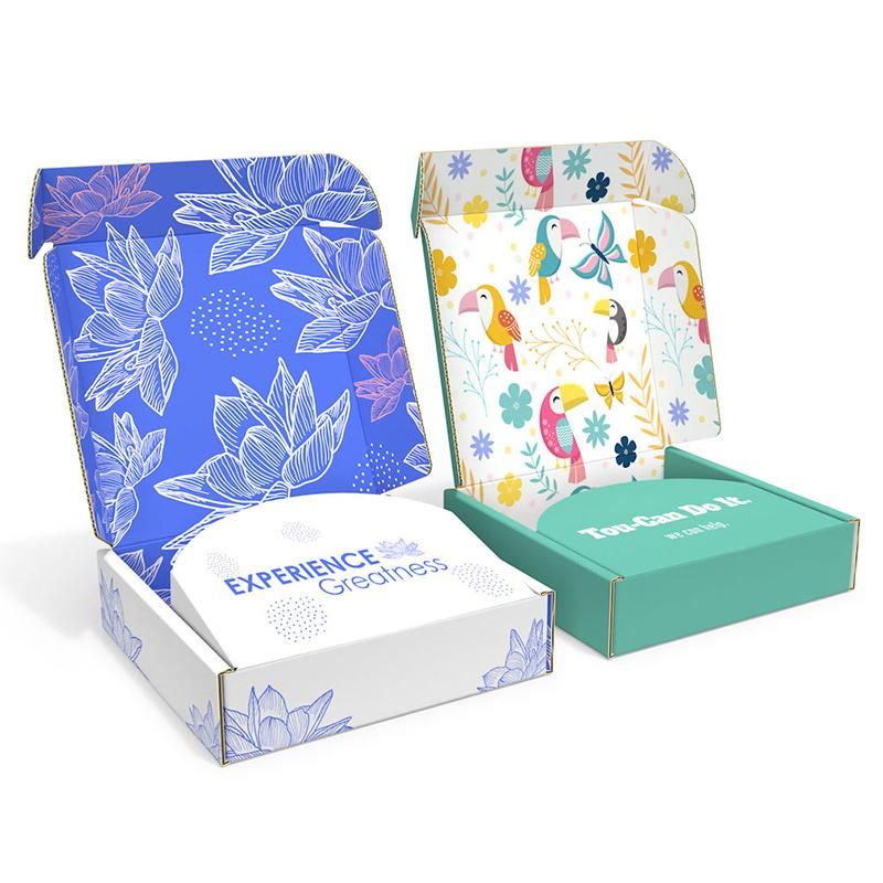 Custom Printed Color Universal Postal Carton Box E-Commerce Mailing Shipping Box Packaging