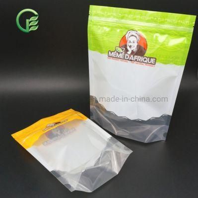 Plastic Bulk Packaging Stand up Bags Window Ziplock Doypack Pouch