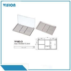Multi Color Plastic Cosmetic Packaging Square Gift Eyeshadow Box