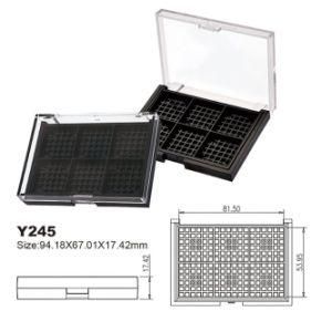 Y245 Hot Sale Plastic Cosmetic Packaging Plastic Eyeshadow Box
