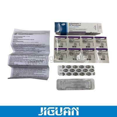 Customized Design 2ml Vial Box Somatotropin Growth Hormone 10iu Vials HCG HGH Paper Packaging Box