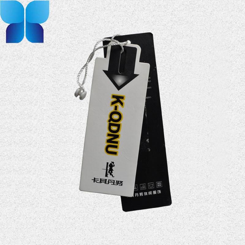 Factory Customised Tag with String for Apparel Fabric
