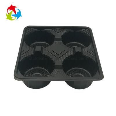 Cheap Disposable Coffee Cup Holder Plastic Blister Tray