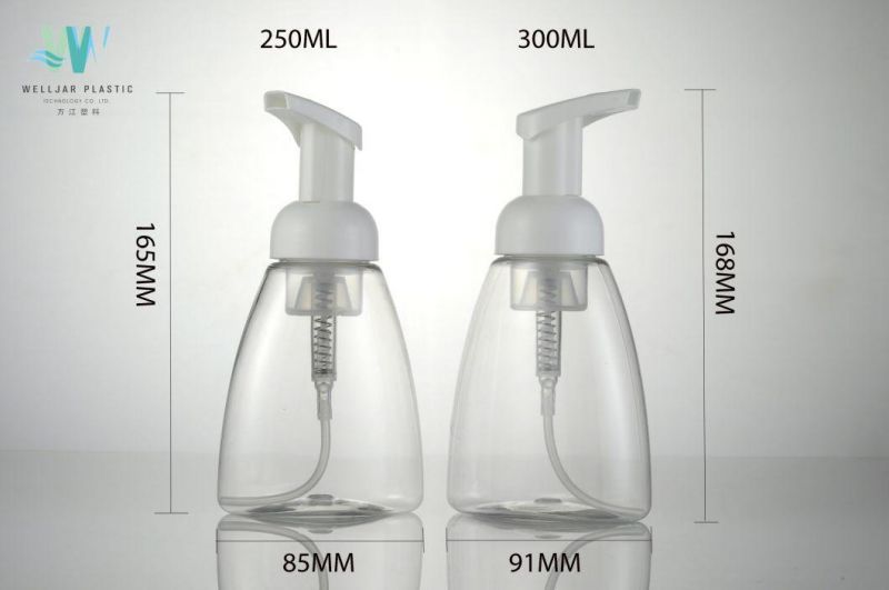 250ml Pet Foam Pump Bottle for Personal Cleaning