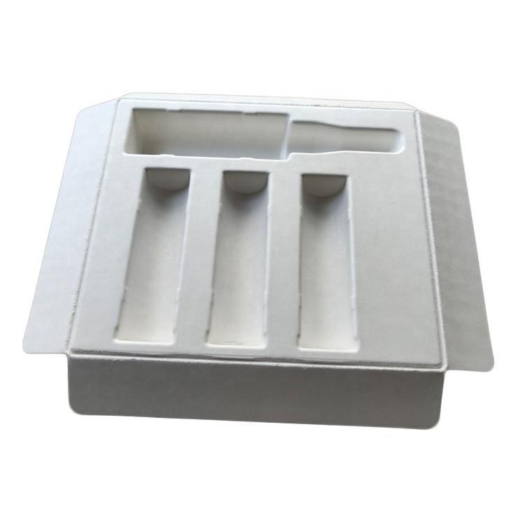 Disposable Sugarcane Pulp Mould Recycled Paper Tray