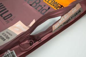 Bio-Degradable 8 Sides-Sealed Slider Zipper Pet Food Packaging with High Pressure Polyethylene Plastic Technique