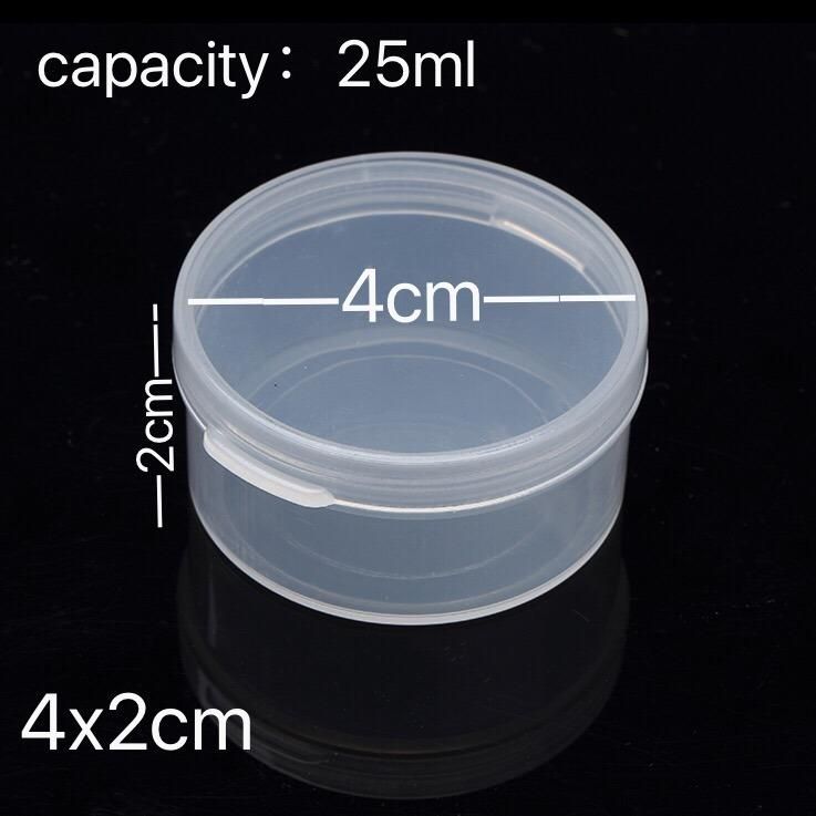 Cheap Small Round Coin Safe Box Earring Plastic Box