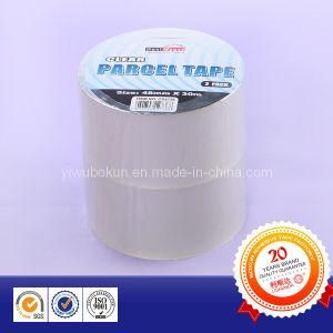 2roll/Shrink Clear BOPP Packing Tape with Label Covered
