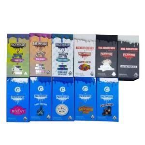 Child Resistant Silicon Cap Packaging Packwoods Preroll Cigarette Plastic Tube with 6 Flavors