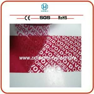 Security Adhesive Custom Printable Tape Zx13A