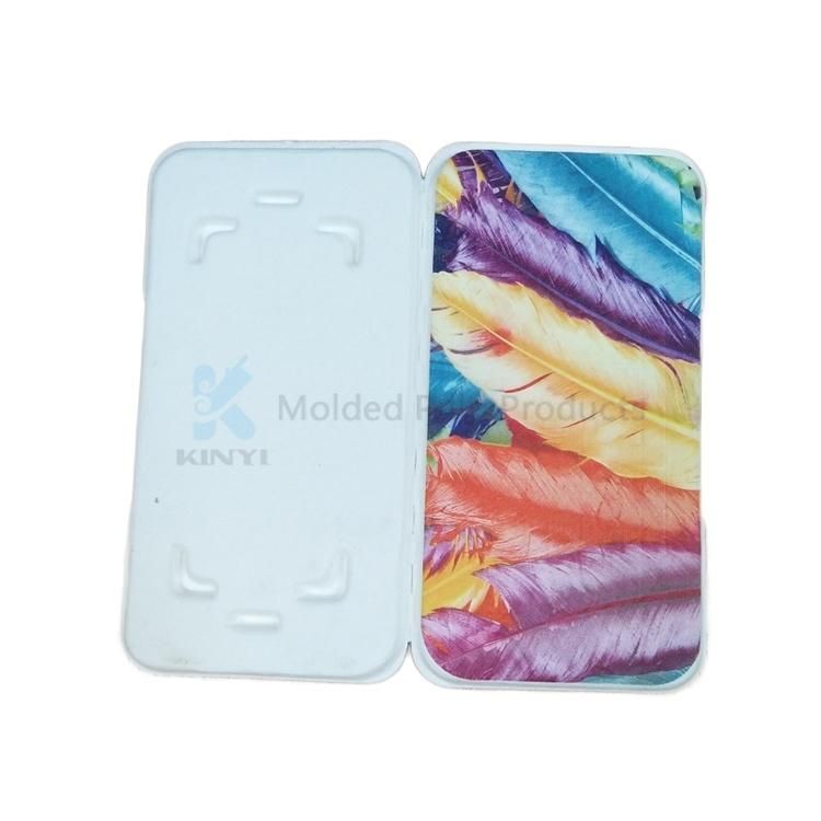 Custom Paper Pulp Molded Packaging Tray for Mobile Phone Case