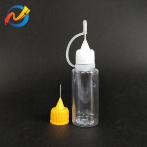 Plastic E-Liquid 10ml Pet Bottle with Needle Tip
