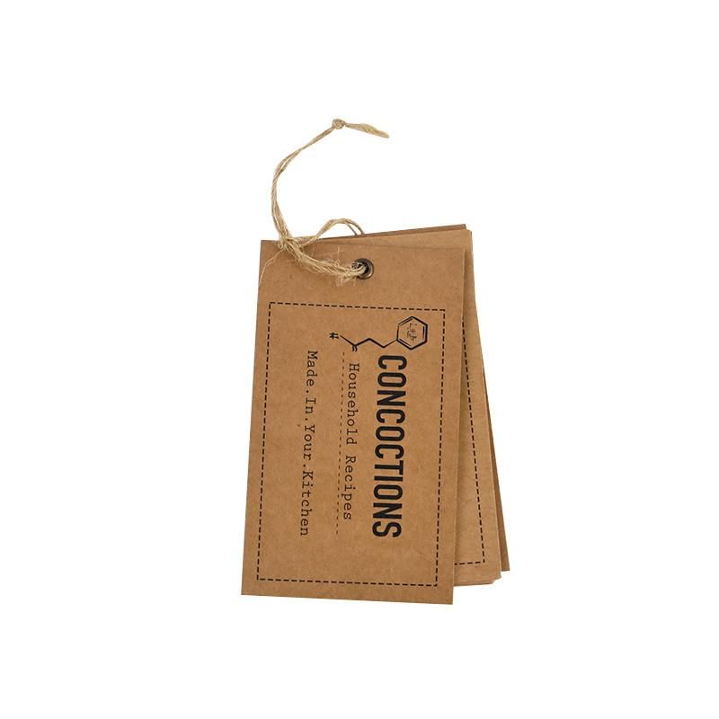 Custom Garment Kraft Brown Paper Tags