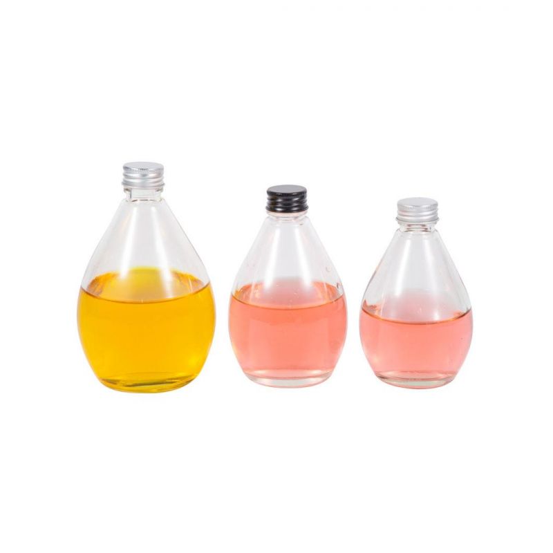 250ml 350ml Milk Tea Juice Beverage Glass Bottles for Packaging