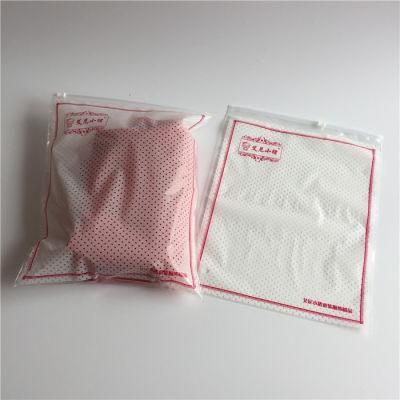 LDPE Custom Printed Clothing Packaging Slider Zip Bag Plastic Zip Slider Bags