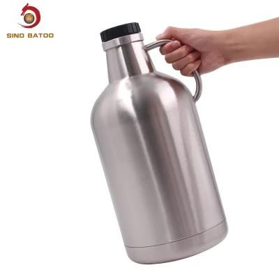 Pressurized Stainless 128oz 3L One Gallon Flip Top Beer Growler