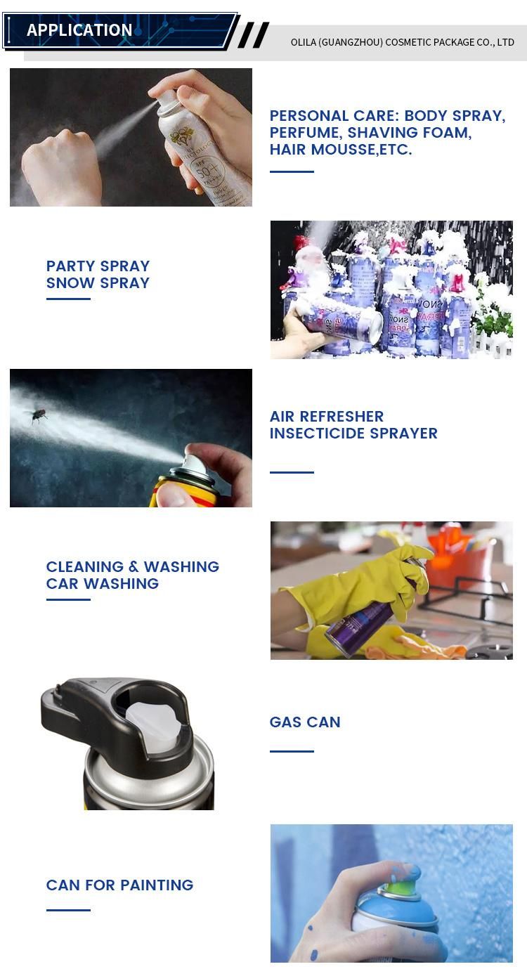 Aerosol Body Spray Empty Aluminum Can Aerosol Can Tin Can Aerosol Can Making Machine