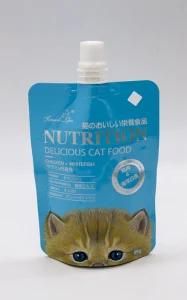Food Grade Packaging Pet Food Cat Food Dog Food Plastic Spout Stand up Packaging Bag
