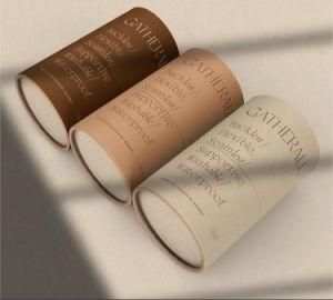 Biodegradable Cylinder Paper Tube Cosmetic Packaging Kraft Paper Core Tube Round Cardboard Boxes