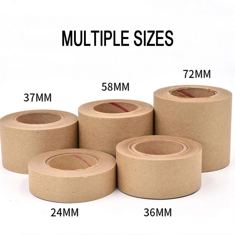 Eco Friendly Degradable Brown Kraft Paper Packing Tape