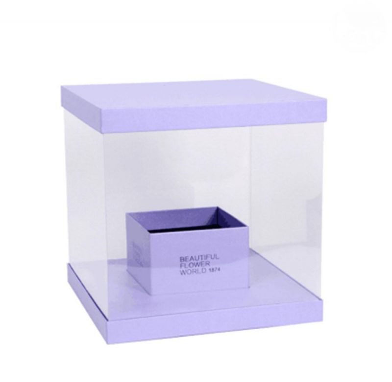 Clear Plastic Transparent Packing Favor Square Gift Boxes