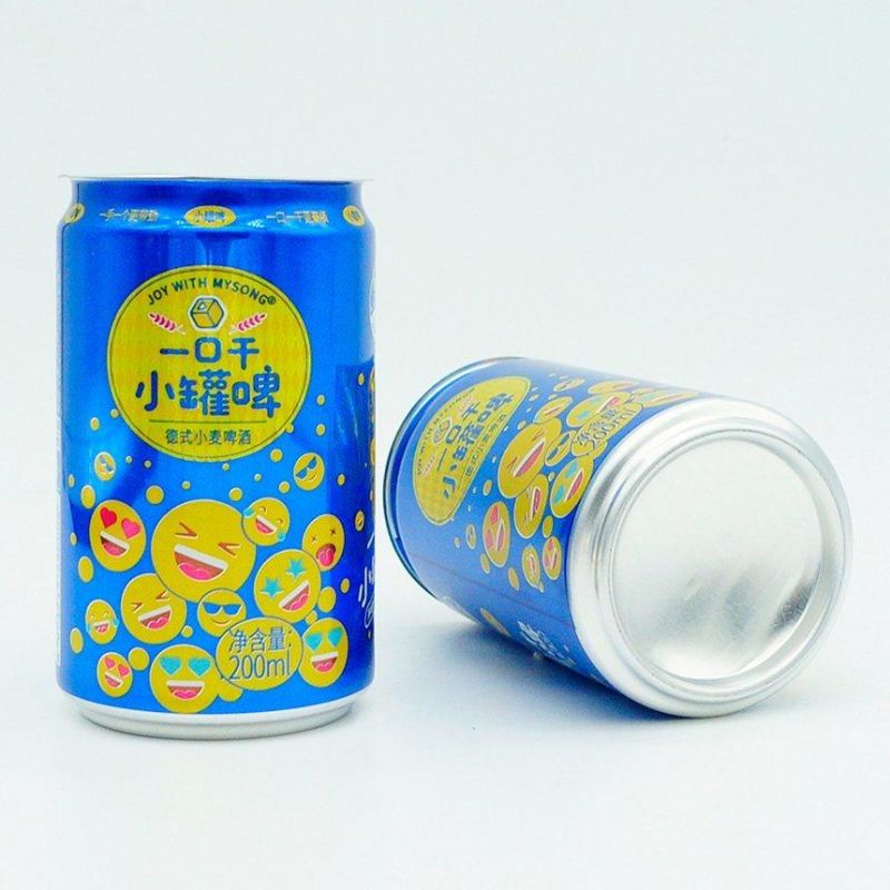 Slim 185ml Beer Cans with 200 Lids