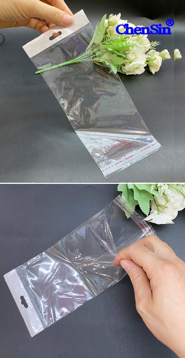Poly Packing Clear Plastic BOPP Custom Printed OPP Bag