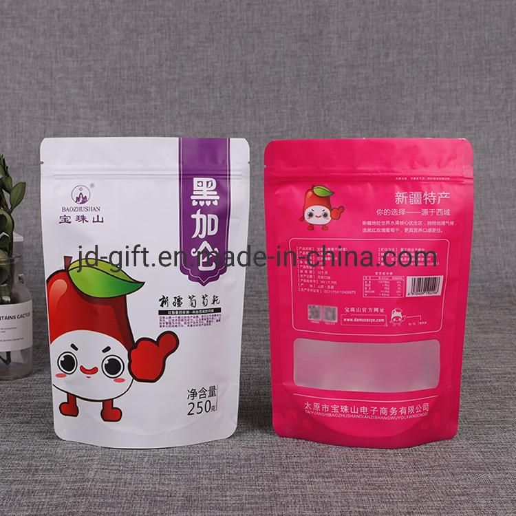 Custom Printed Stand up Dried Food Pouch Packaging Bag