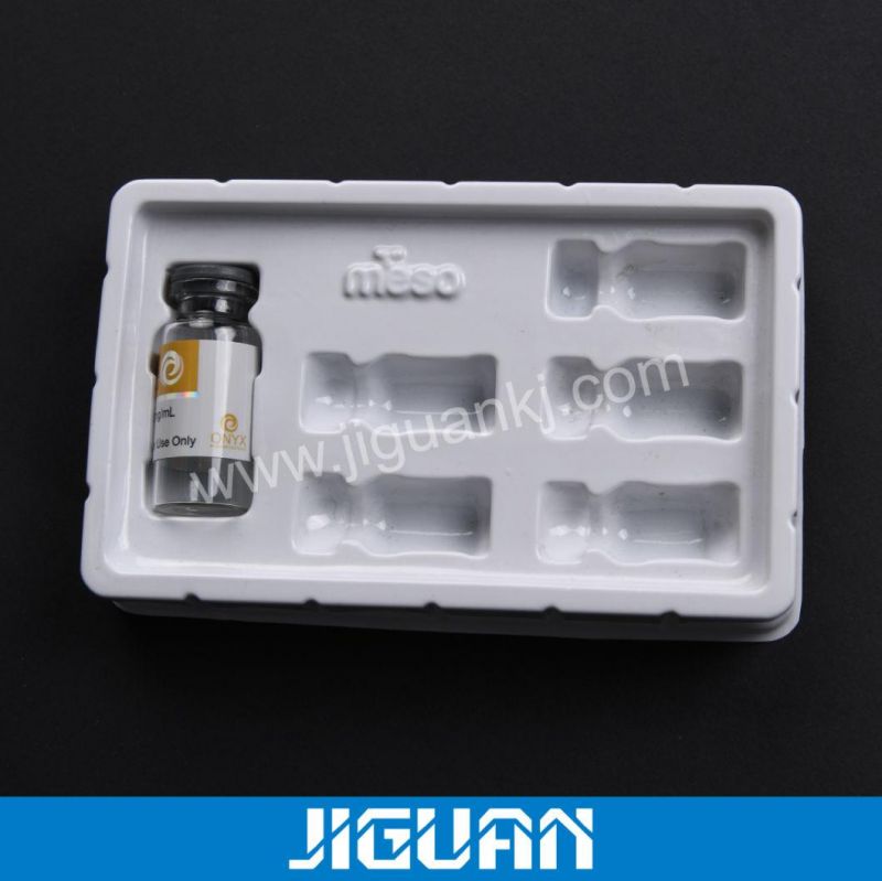 Custom Clear Plastic PVC/ Pet Packaging Blister Tray for 2ml Vial