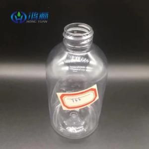 28mm Transparent White Cosmetic Packaging Pet Plastic Round Bottle