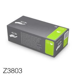 Z3803 Gloss Paper Medecine Packaging Box with Black Red Yellow Blue Printing