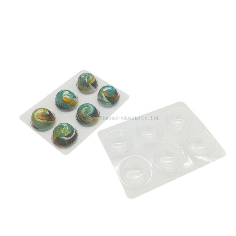 Custom Disposable Plastic Food Blister Thermoformed Chocolate Tray